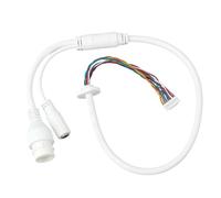 be in your mind Câble Réseau Ethernet LAN RJ45 10 Broches 10 Cœurs Compatible avec Hikvision Et POE Caméras IP 10 + 38 Cm