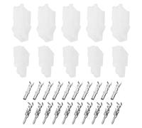 Be In Your Mind Lot de 10 Connecteurs Molex 4,2 Mm 2 Broches 5557/5559 pour éclairage Jouets Communications Numériques