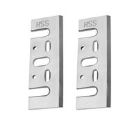 Be In Your Mind Lot de 2 lames de rabot en acier rapide de rechange compatibles avec N556874 DCP580 compatibles avec Makita 1001 1100 1125