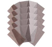 Be In Your Mind Lot de 25 bandes de papier abrasif 70 x 125 mm Grain P80/Grain P120/Grain P150/Grain P180/Grain P240 avec 5 x chacun Compatible avec Ponceuse Mirka Handy