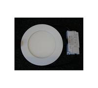 Be-led - Plafonnier encastré LED 12W blanc fixe Ø 145x13mm 4000K 960lm 110° non-dimmable alim 230V ultra-plat IP44 MB Dalle TRAJECTOIRE