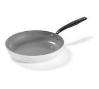 BE Living Essential Poêle Ø 20 cm, Revêtement Céramique Antiadhésif, Sans PFAS, Compatible Induction, Blanc