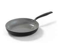 BE Living Essential Poêle Ø 28 cm, Revêtement Céramique Antiadhésif, Sans PFAS, Compatible Induction, Noir