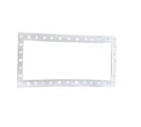 BE-TOOL Joint papillon à large ouverture, compatible avec Hayward, blanc | 190,5 mm x 350,52 mm, caoutchouc, fonction d'étanchéité