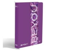 BE YOU - Agenda scolaire couleur violet 26/27, agenda pour garçons, moyens et supérieurs