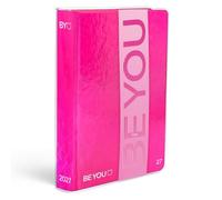 BE YOU - Agenda scolaire fuchsia Easy 26/27 pour garçons, moyens et supérieurs