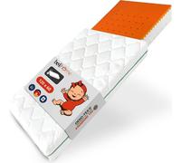 be4home Matelas bébé 60x120x11 cm – Matelas enfant mousse froide & mousse mémoire, housse Aloe Vera lavable, Oeko-TEX