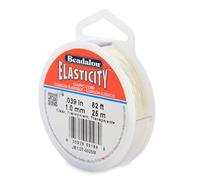 Beadalon Elastcity Fil élastique Transparent 1 mm x 25 m