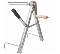 BEAHING Chariot Enrouleur de Tuyau, Enrouleur Manuel Pliable, Chariot de Tuyau d'arrosage Portable Robuste entièrement en métal pour l'arrosage et l'irrigation en Plein air