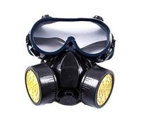 BEAHING Ensemble de demi-couvre-masque, ensemble de demi-couvre-masque, demi-couvre-visage anti-poussière avec filtre pour lunettes, respirateur anti-poussière