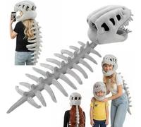 BEALIFE Coiffe exosquelette unisexe pour fête sur le thème des | Coiffe exosquelette unisexe pour fête sur le thème des dinosaures