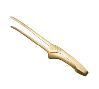 BEALIFE Pince à pâtisserie coréenne fiable et Pince à grillades pour la Cuisine et Le Barbecue, Outil de Cuisine Domestique pour Les tâches culinaires, Or, 24.3 cm