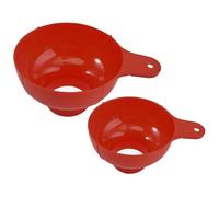 BEAMARKER 2 Pièces 2 Tailles Entonnoir en Plastique Large Bouche Entonnoir de Conservation pour Remplissage de Jars Mason Cuisine pour Remplissage de Bouteille Transfert Liquide Ingrédients Secs Huile