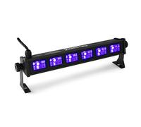 BeamZ Barre LED UV BUV63-6 LED UV, Puissance 3 Watts chacune, Consommation 20W, Très Légère, Facile à Transporter, Idéale pour les Soirées à Thème