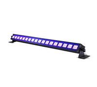BeamZ Barre UV LCB48-18 LED UV, d'une Puissance de 3W par LED, 6 Segments, Contrôle DMX, Master/Slave, Idéal pour Créer des Atmosphères Blacklight
