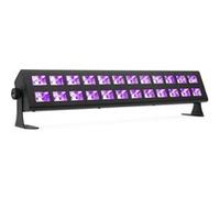 BeamZ BUV2123 Barre LED Lumière Noire UV - 24 LEDs, Soirée Fluo / Halloween, Fixation Mur et Plafond Noir