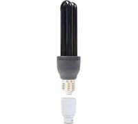 beamZ BUV27B Lampe d'épargne UV 25W E27 + Adaptateur - Effets UV et accessoires
