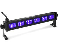 Beamz BUV63 Barre LED - Eclairage de scène & soirées DJ - 6x LED UV lumière noire - 30W - noir