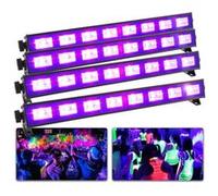 BeamZ BUV93 Ensemble de 4 barres LED - 8 x 3 Watts Noir G