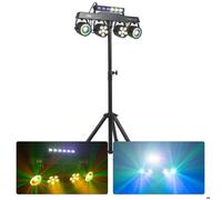 BeamZ CLS NesoUV Party Bar Jeu de Lumière 4 Effets RGBW avec UV, Stroboscope et Pied
