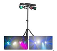 BeamZ CLS Triton Party Bar Jeu de Lumière 4 Effets Complets avec Stroboscope et Pied