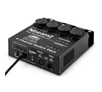BeamZ Lighting Contrôleur DMX DMX004DII – 16 programmes, vitesse de poursuite réglable, 4 sorties