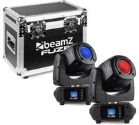 beamZ Fuze75S Spot 75W LED Moving Head Set 2 Pieces in Flightcase - Kits