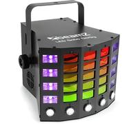 Gobo Derby Projecteur Spot LED RVBBA + UV - Stroboscope - canaux DMX 3/10/14 - 60W