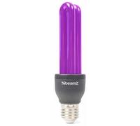 BeamZ lampe UV BUV27 Lumière Noire - Blacklight à luminosité élevée, Lampe 25W E27, Effet lumière noire sur vêtements blancs et fluorescents