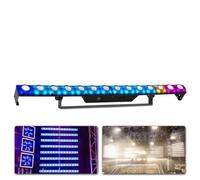 BeamZ LCB14 Barre à LEDs Hybride, 14 LEDs de 3W, Effet Rétro-Éclairé, Mode Autonome, Shows Préprogrammés, Silencieux, Robuste et Épatant