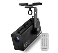 BeamZ LP10 Projecteur à GOBO/LOGO sur Batterie - 10 Watts, 10 gobos, 6 heures d'Autonomie, Fonction Zoom et Netteté, Support Aimanté, Idéal pour Projeter votre Logo sur un Mur, Sol, Plafond