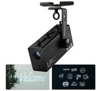 BeamZ LP10 Projecteur à GOBO/LOGO sur Batterie - 10 Watts, 10 gobos, 6 heures d'Autonomie, Zoom et Netteté Noir