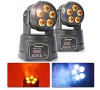 BeamZ MHL90 - 2x mini lyres Wash 60W 5x LED RGBAW Noir