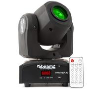 Beamz Panther 40 Lyre Spot LED - LED Blanche 45W, Faisceau 11°, 5, 9 ou 11 Canaux DMX, Roue de 7x Gobos, Effets 7 Couleurs + Blanc