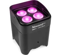 beamZ Pro BBP54 Battery Uplight Par 4x 12W IP65 - Projecteurs à batterie