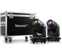 beamZ Pro IGNITE300A LED BSW Moving Head avec animation 2pcs dans Flightcase - Moving Head Spots und Beams