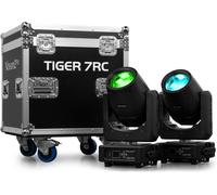 beamZ Pro Tiger 7RC 230W Moving Head Beam 2 pièces en Flightcase - Kits