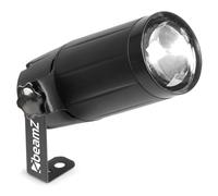 BeamZ PS6WB Projecteur Spot Boule à Facettes - 6 Watts, Angle 10°, Boitier en Plastique Solide, Avec Support de Montage, Idéal pour Créer une Ambiance Scintillante