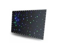BeamZ SPW96 - Rideau à LEDS DJ, 96 x LED RGBW, dimensions 200 x 300 cm, 20 shows lumineux préprogrammés, télécommande RF, Mode DMX