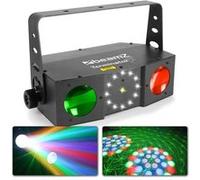 BeamZ Terminator IV Double Moon LED avec Laser et Stroboscope Noir