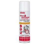 Beaphar - Spray & Diffuseur Automatique Insecticide Habitat - Tue Les Insectes Volants, rampants, Les œufs et Larves - Permet de Traiter 80 m² - Action Longue durée jusqu'à 6 Mois - Flacon 250 ML