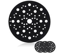 BEASAFY 3 Pièce Ø 150 mm Support de Protection, 70 Trous Protecteur de Patin de Ponçage, Auto-Agrippant Patins de Protection pour MIRKA Ponceuse Excentrique