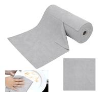 BEASAFY 30 x 30 cm Rouleau Microfibre(50 Feuilles), Essuie Tout Lavable, DéChirables Lavette Microfibre, Sopalin Reutilisable, Chiffon de Nettoyage pour Maison Voitures