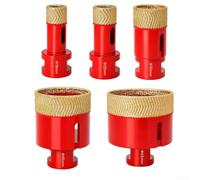 Beatanug Foret diamant de 18 à 68 mm pour pierre dure pour carrelage, verre, pour ouvre-trou brasé M14, compatible avec les meuleuses d'angle, outil de perçage à usage humide et sec (30 mm)