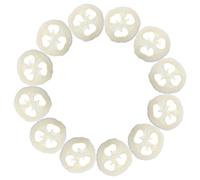 Beatifufu 12 Pièces Porte-savonnette Luffa Naturel Rond, Support Drainant Réutilisable, Beige, Lavabo, Accessoire de Salle de Bain