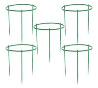 Beatifufu 15 Pièces Support pour Plantes à Fleurs Vert en Plastique, Tuteur | Petits Pots et Jardinage Maison, Structure Simple, Pratique et Robuste, Aide Discrète pour Fleurs