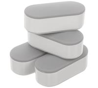 Beatifufu 4 Pièces Patin Abattant Wc en Plastique Amortisseur et Coussin de Siège pour Toilettes Fonction Antichoc pour Accessoires Toilettes Wc et Fixation Cuvette