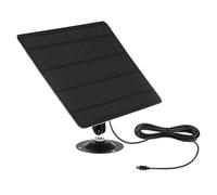 Beatifufu Chargeur Solaire 20W Pour Lampes De Rue Avec Panneau Monocristallin Support Mural Et Fixations Pour Installation Continue