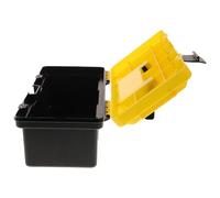 Beatifufu Coffret à Outils Portable en Plastique, Grande capacité, poignée Confortable, pour Voiture, boîte de Rangement pour Outils Plusieurs Styles