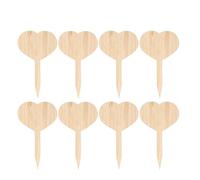 Beatifufu Étiquette de jardin en bambou cœur lot de 20 pour étiquetage des semis et fleurs en extérieur